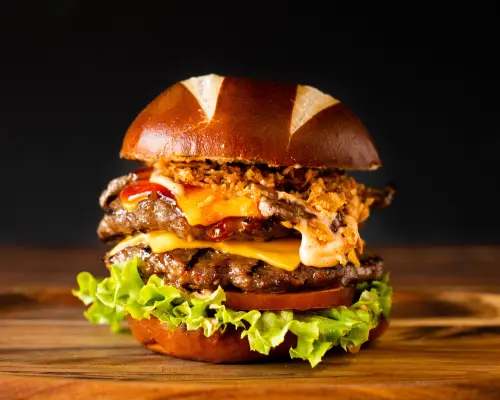 The Double Stacker burger
