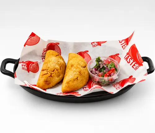 Empanadas with fries